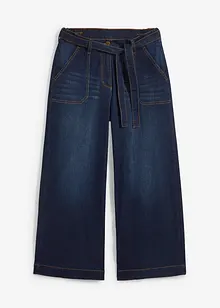 Wijde jeans, high waist, cropped, bonprix