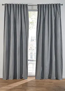 Verduisteringsgordijn van gerecycled polyester met structuur (1 stuk), bonprix