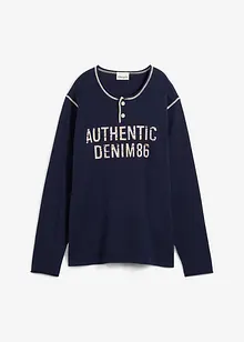 Henley trui van puur katoen, bonprix
