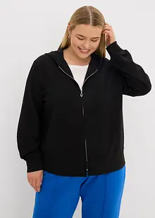 Sweatvest scuba met lange mouwen, bonprix