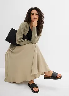 Maxi rok met een comfortabele band, bonprix