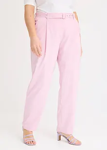 Bandplooibroek met riem, bonprix