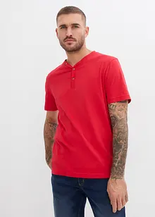 Henley shirt (set van 2) van biologisch katoen, bonprix
