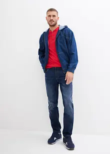 Henley shirt (set van 2) van biologisch katoen, bonprix