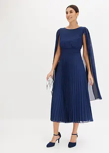 Chiffon jurk met plissérok, bonprix