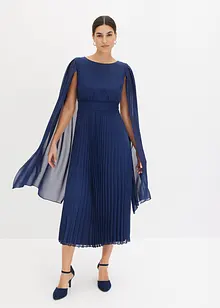 Chiffon jurk met plissérok, bonprix