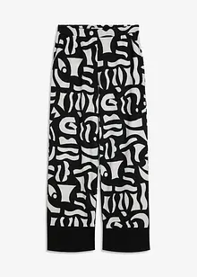 Gedessineerde jersey broek, bonprix