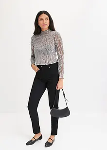 Longsleeve met glitters, bonprix