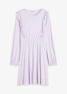 Jersey jurk met volants, bonprix
