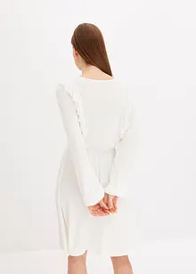 Jersey jurk met volants, bonprix