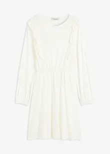 Jersey jurk met volants, bonprix