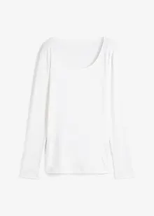 Katoenen longsleeve met ronde hals, bonprix