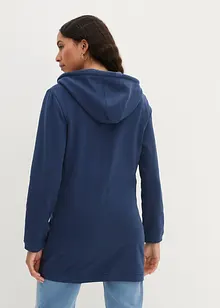 Lang sweatvest met ritszakken, bonprix