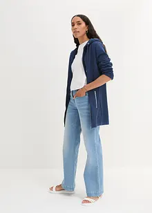 Lang sweatvest met ritszakken, bonprix
