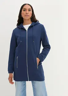 Lang sweatvest met ritszakken, bonprix
