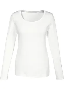 Katoenen longsleeve met ronde hals, bonprix