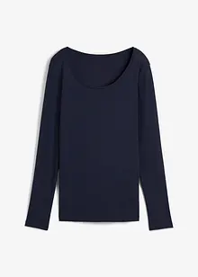 Katoenen longsleeve met ronde hals, bonprix