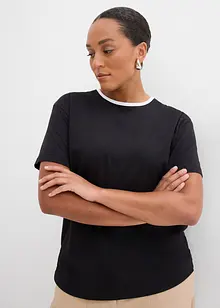 T-shirt met contrasterend detail, bonprix