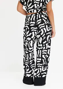 Gedessineerde jersey broek, bonprix