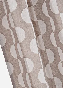 Gordijn van bioloigisch katoen met een grafisch motief (1 stuk), bonprix