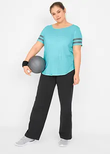 Jersey broek met biologischi katoen en stretch, bonprix