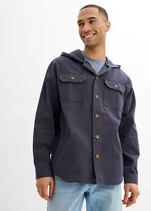 Overshirt met capuchon, bonprix