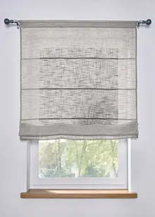 Vouwgordijn linnen look, bonprix