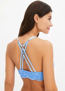 Voorgevoormde bh met voorsluiting en kant, bonprix