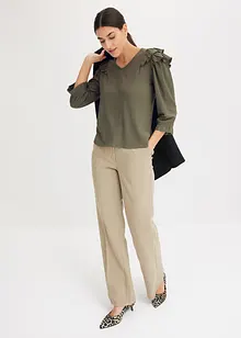 Pantalon met comfortabele tailleband, bonprix