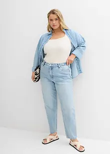 High waist mom jeans, cropped, bonprix