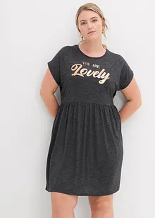 Gedessineerde shirtjurk van viscosemix, bonprix