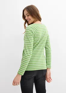 Zwangerschapsshirt / voedingsshirt van katoen met drukknopen, bonprix