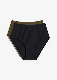 High waist bikinibroekje (set van 2), bonprix