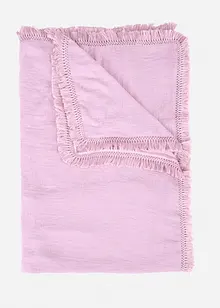 Sprei met franjes van mousseline, bonprix