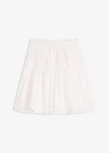 Minirok met eyeletborduursel, bonprix