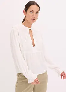 Blouse met broderie anglaise, bonprix
