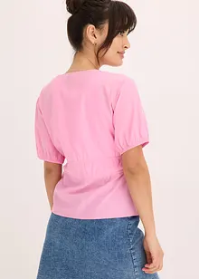 Blouse met strikjes, bonprix