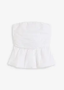 Blouse zonder mouwen met ballonzoom, bonprix
