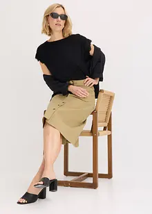 Shirt met crochet-kant, bonprix