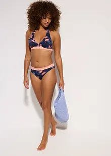 Halter bikinitop met gerecycled polyamide, bonprix