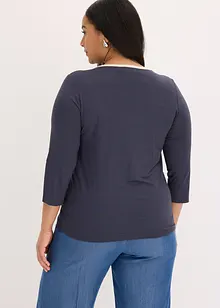Shirt met contrasterende boorden, bonprix