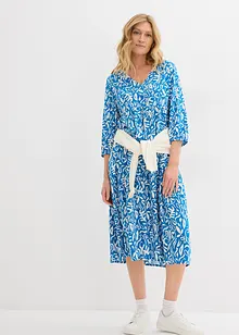 Midi jurk van vloeiende viscose, bonprix