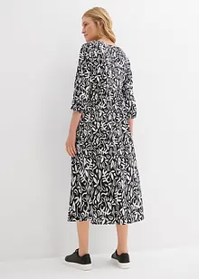 Midi jurk van vloeiende viscose, bonprix