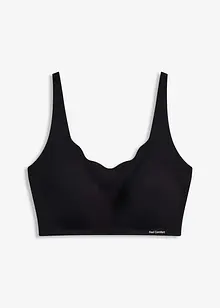 Feel Comfort lasercut T-shirt bh zonder beugels met gewatteerde cups, bonprix