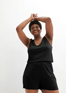 Jersey playsuit in een viscosemix, bonprix