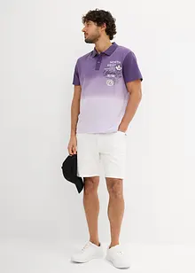Poloshirt van katoen met kleurverloop en korte mouw, bonprix