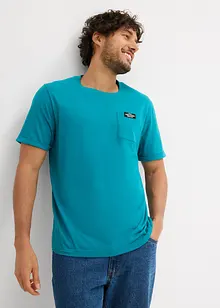 T-shirt met borstzak (set van 2) van biologisch katoen, bonprix