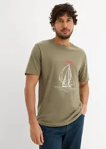 T-shirt (set van 2) van puur biologisch katoen, bonprix