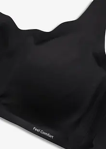 Feel Comfort lasercut T-shirt bh zonder beugels met gewatteerde cups, bonprix