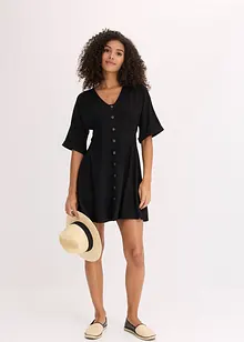 Getailleerde mini jurk, bonprix